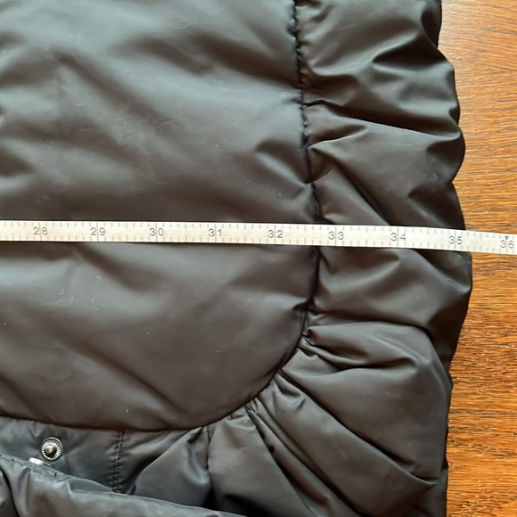 ❤️Tahari winter down puffer jacket women’s black statement collar - Picture 15 of 16